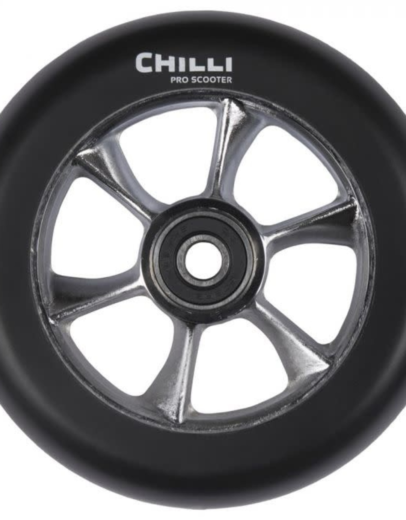 Chilli Chilli Step Wheel Turbo 110MM Black PU/Raw Core