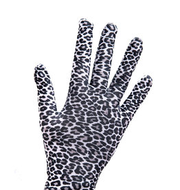 Sagester Gloves with Grey Leopard Motif 541