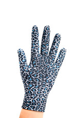 Sagester Gloves with Blue Leopard Motif 541