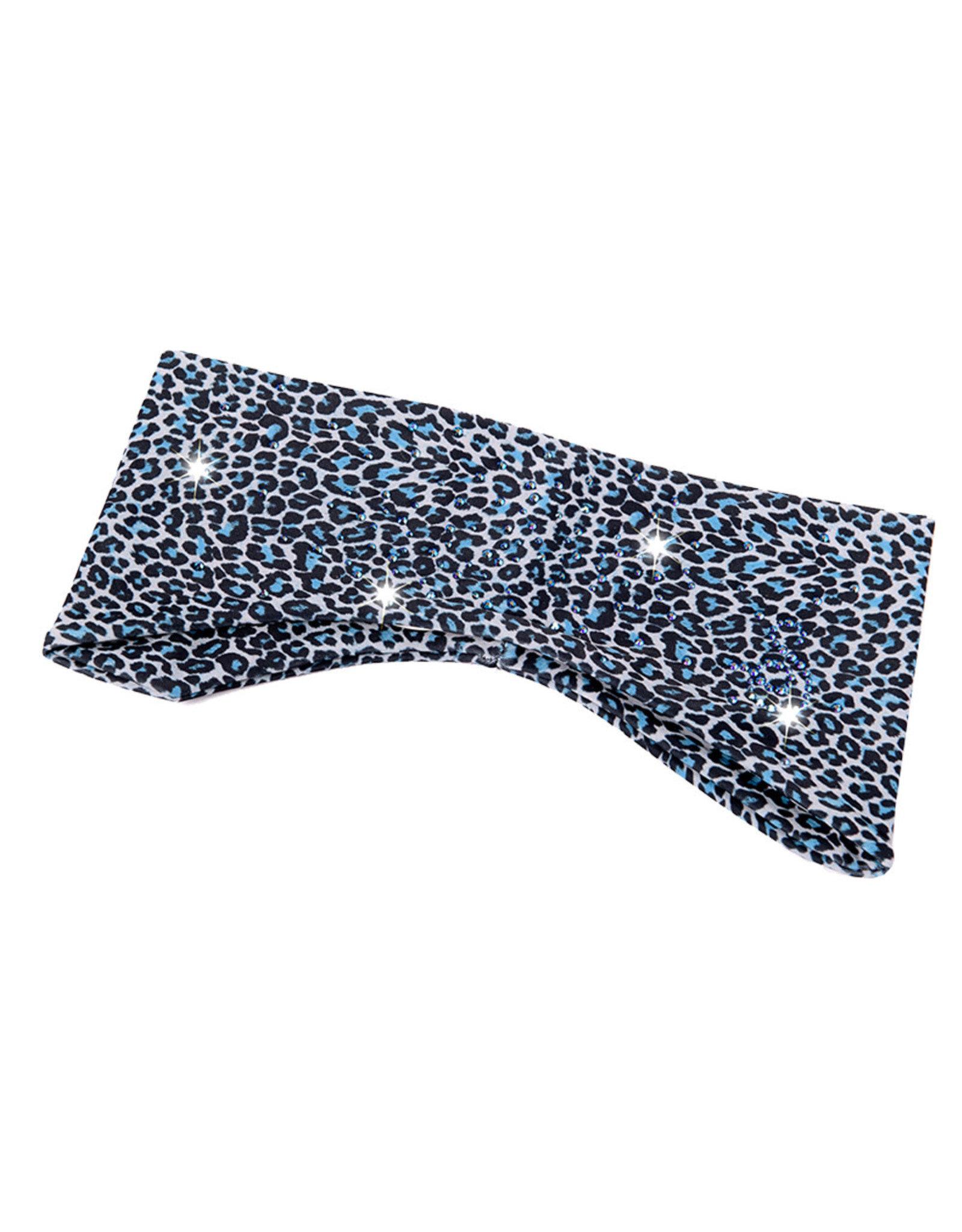 Sagester Headband Leopard Motif Blue