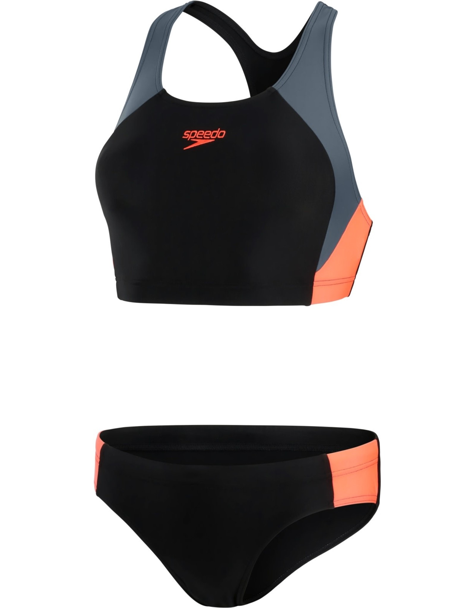 Speedo Womens/Pool Colorblock Splice 2-Piece