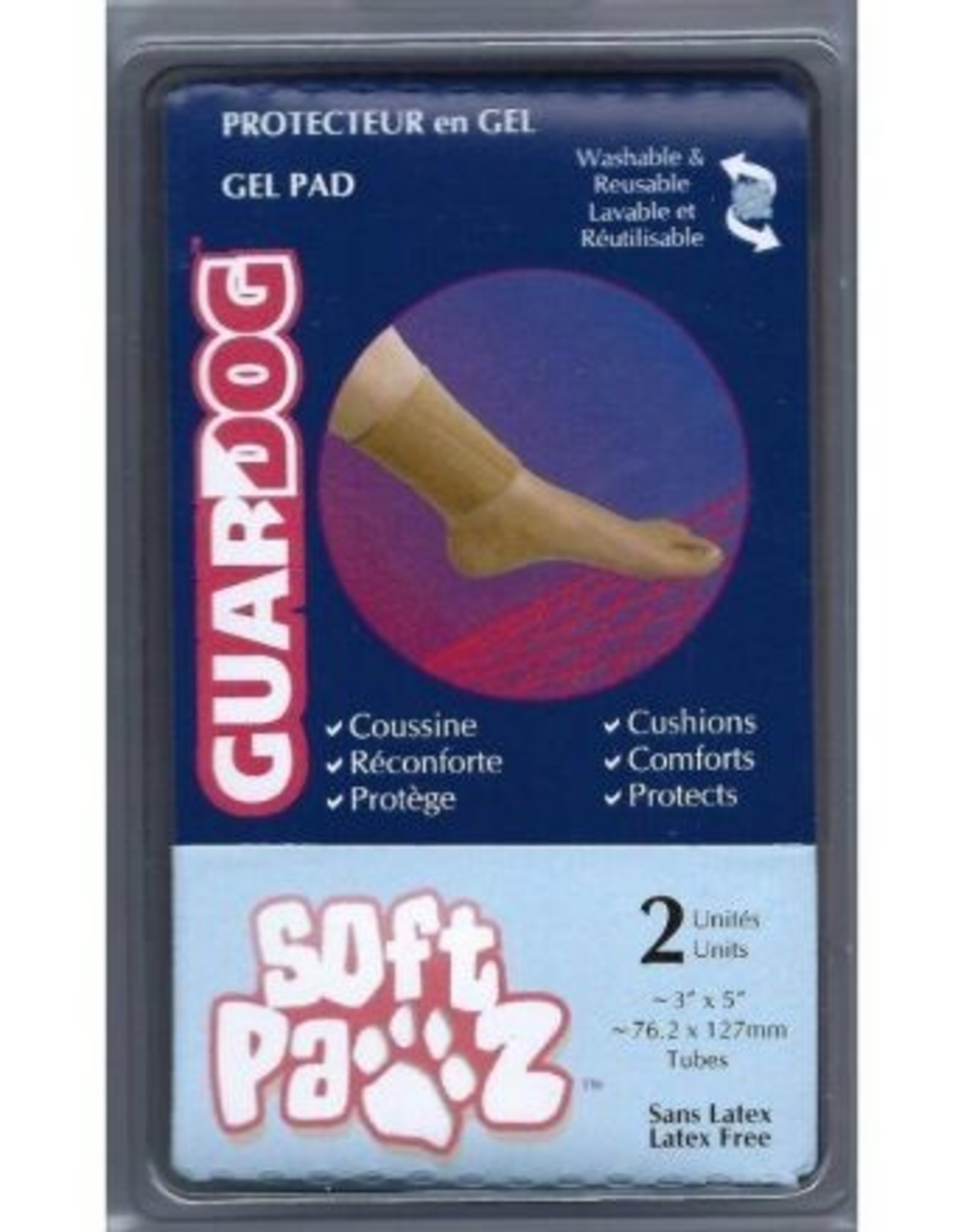 Guardog Gel Ankle Sleeve Packs 2