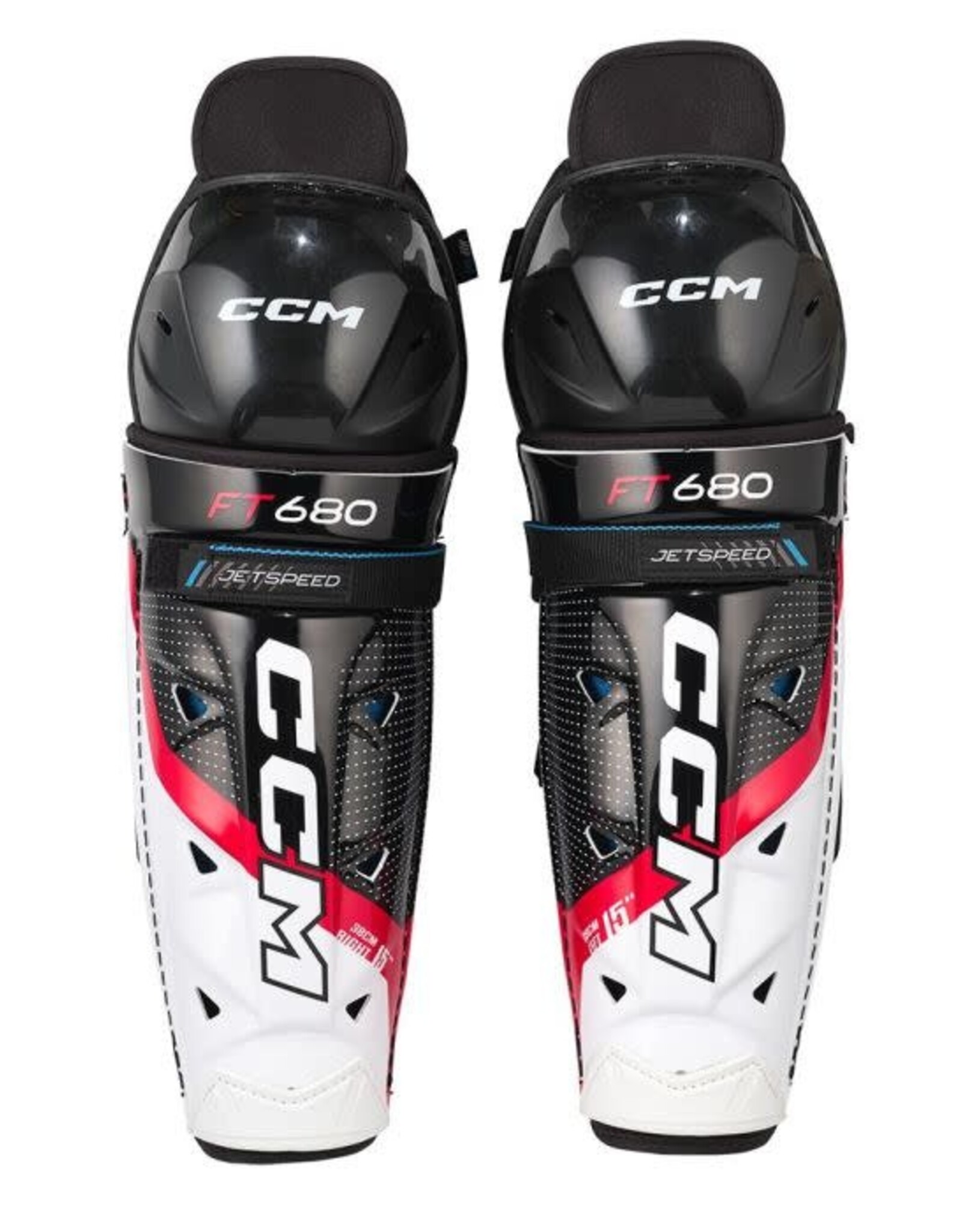 CCM Jetspeed FT680 Shin Guards JR