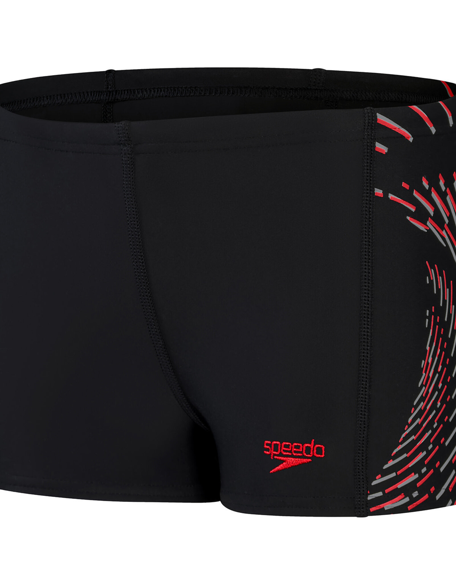 Speedo SHORTS ECO PLASTISOL BLACK/RED