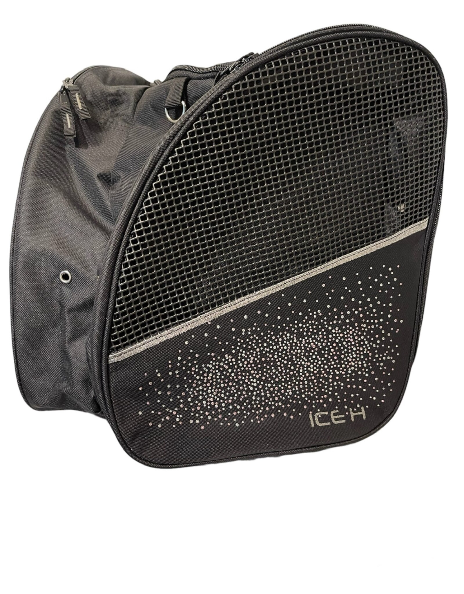 ICE H Skate Bag Blanc Pink Rhinestone