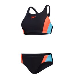Speedo Womens/Pool Colorblock Splice 2-Piece