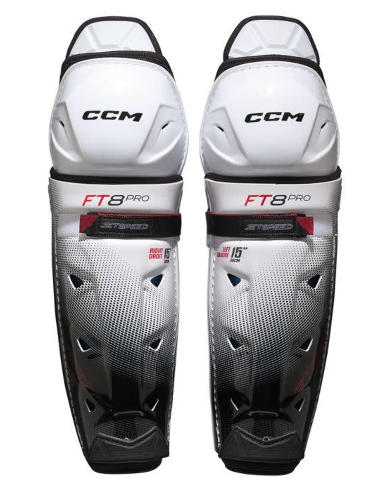 CCM Jetspeed FT8 PRO Shin Guards SR
