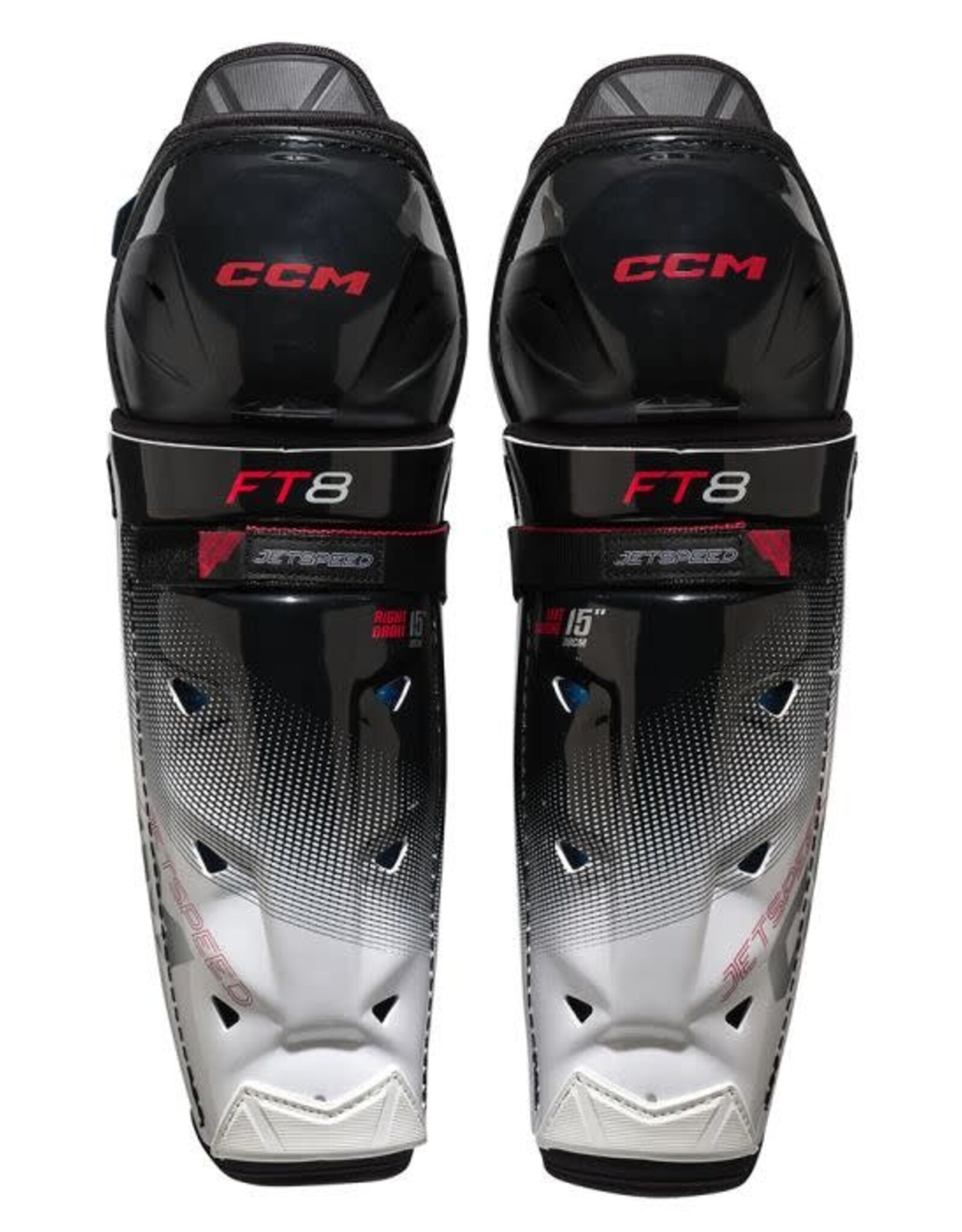 CCM Jetspeed FT8 Shin Guards JR