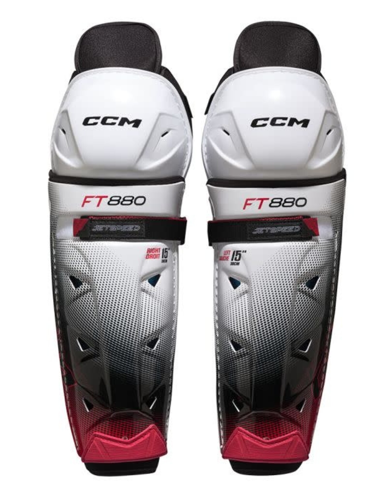 CCM Jetspeed FT880 Shin Guards JR