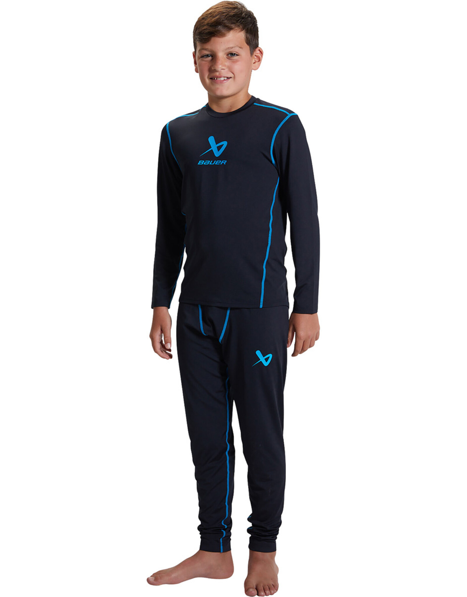 Bauer Basic LS Pants BLK  Jr