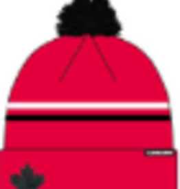 HC Olympic Pom Toque Canada Sr Red