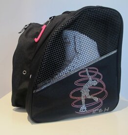 ICE H Skate Bag Pack Spiral Pink Rhinestone