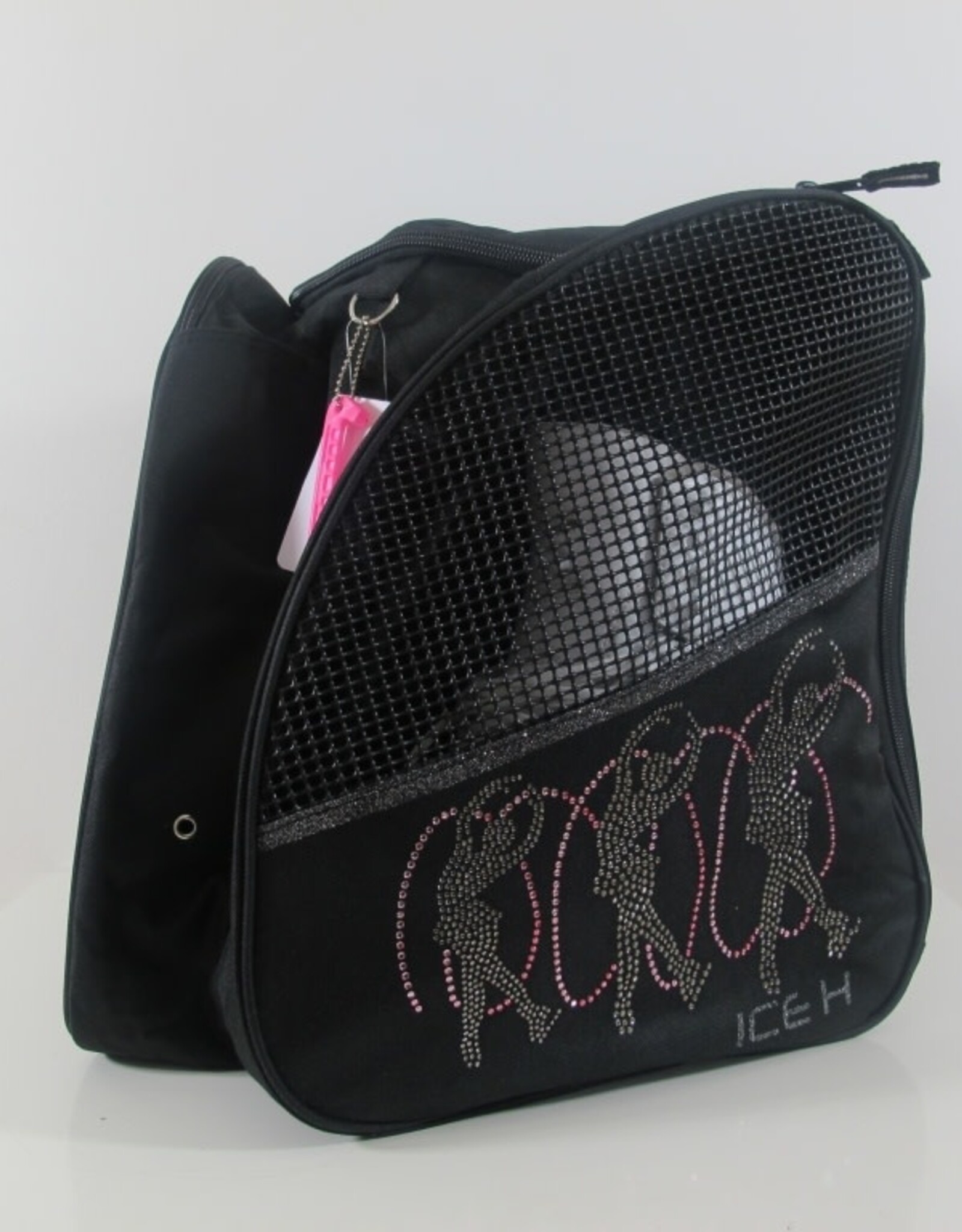 ICE H Skate Bag 3 Skaters Pink Rhinestone