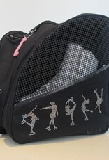 ICE H Skate Bag 4 skaters Zilver Rhinestone
