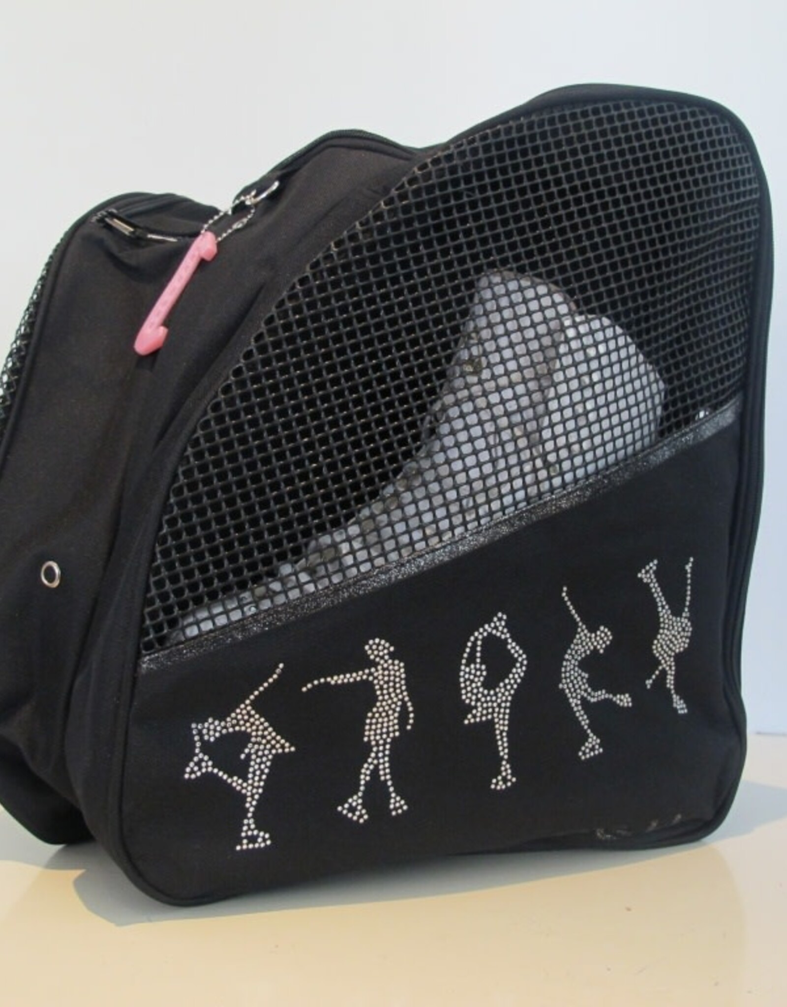 ICE H Skate Bag 4 skaters Zilver Rhinestone