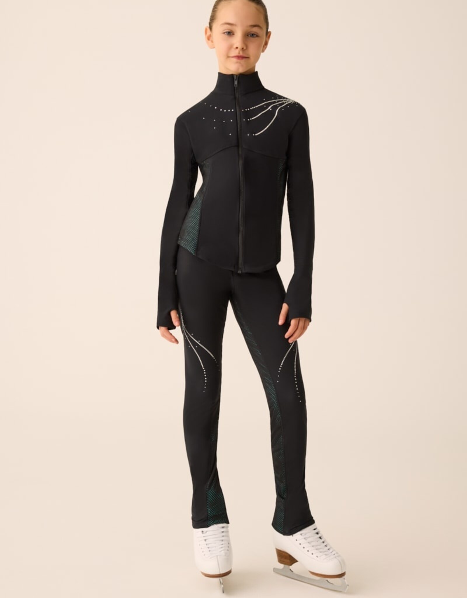 Primavera Legging Termico with Strass  stone