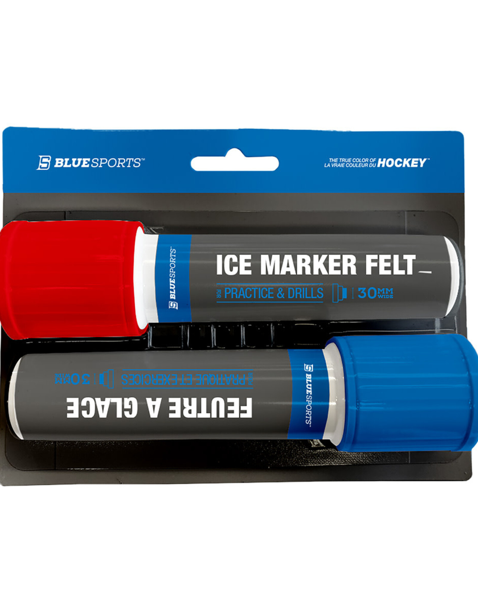 BLUESPORTS Blsp Blue & Red Ice Surface Markers (Pk of 2)