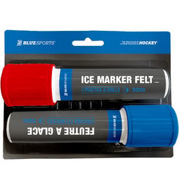BLUESPORTS Blsp Blue & Red Ice Surface Markers (Pk of 2)