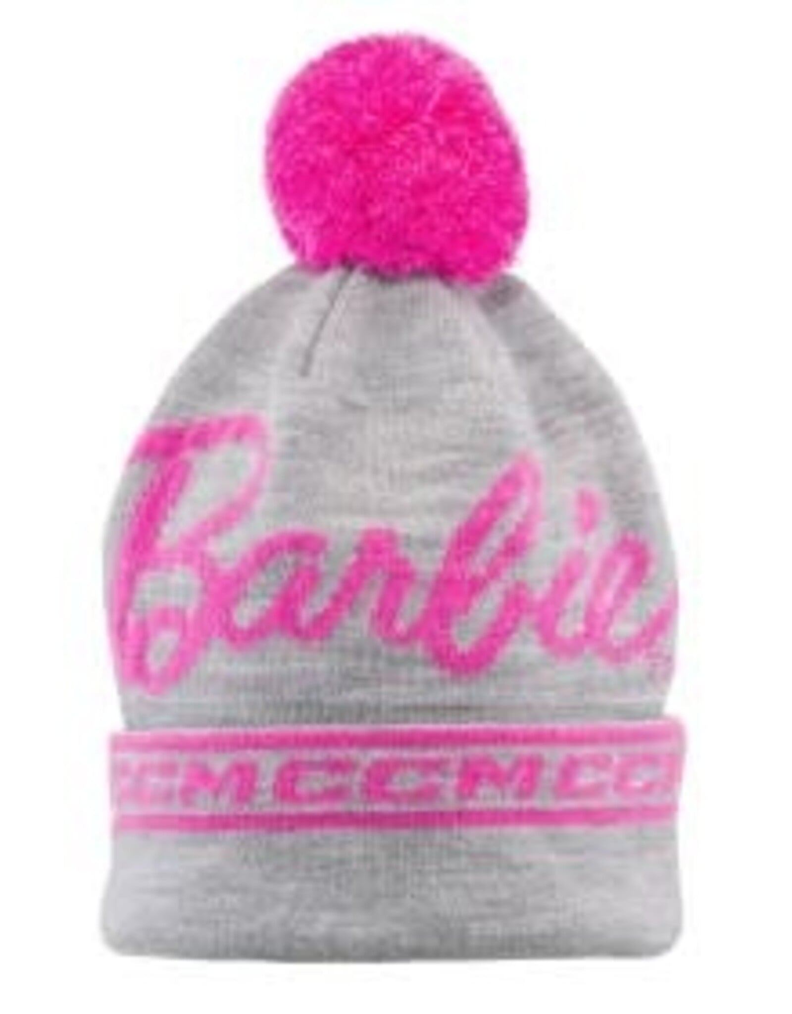 CCM Barbie x CCM Pom Knit Adult Athletic Grey/Pink