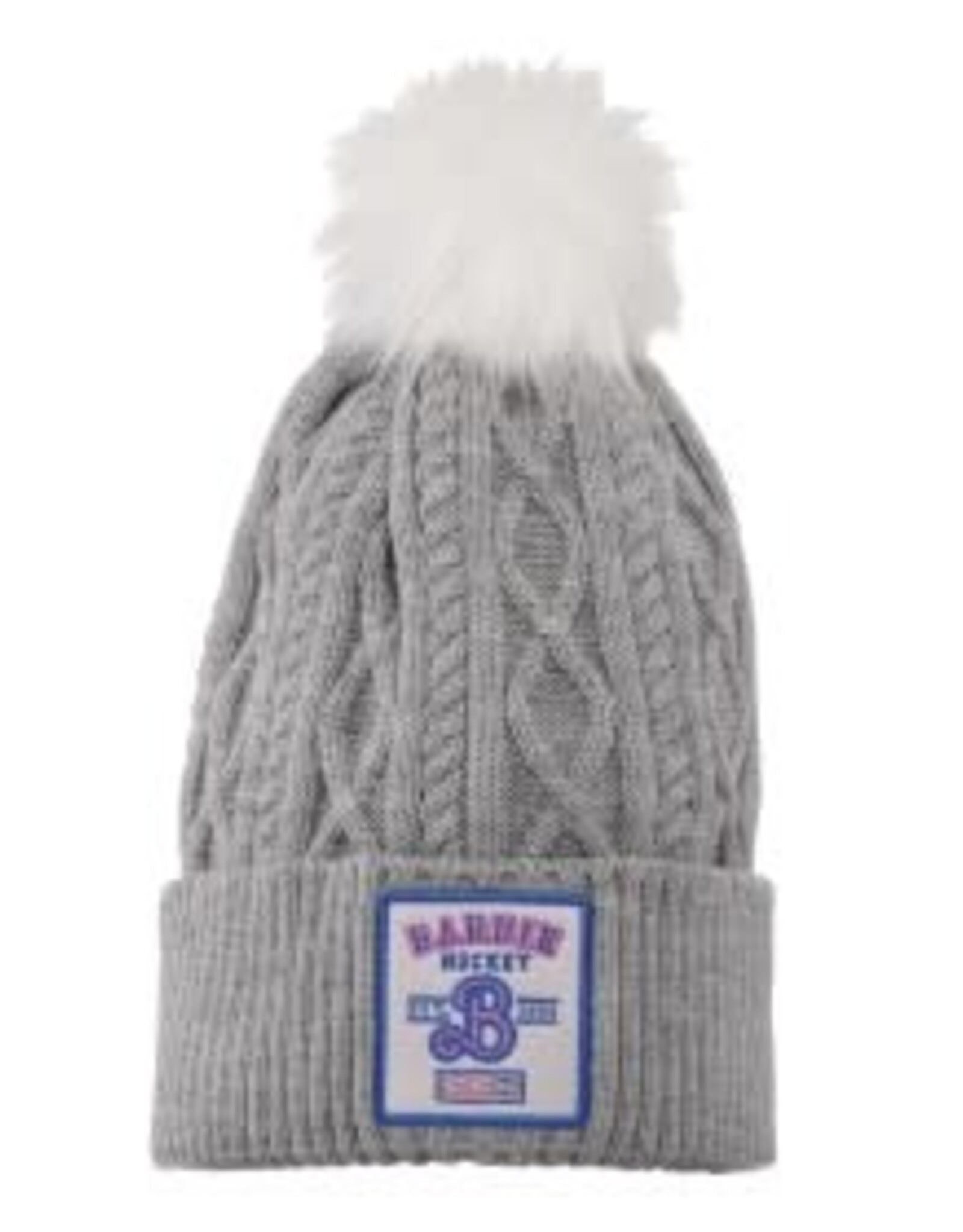 CCM Barbie x CCM Pom Knit Adult Athletic Grey
