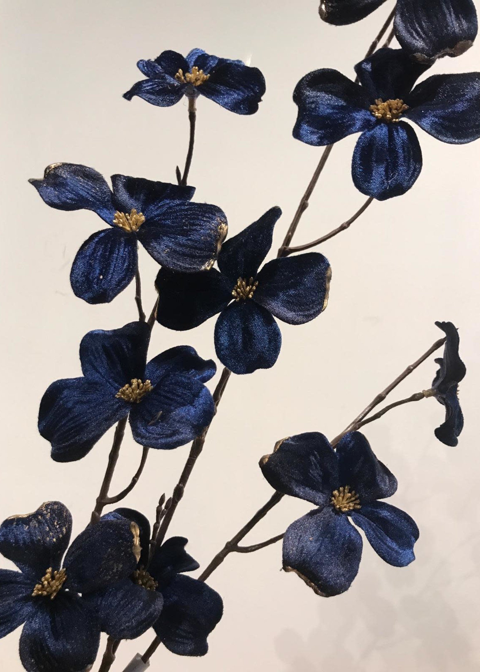 Goodwill Zijden bloemen KORNOELJE blauw 99 cm