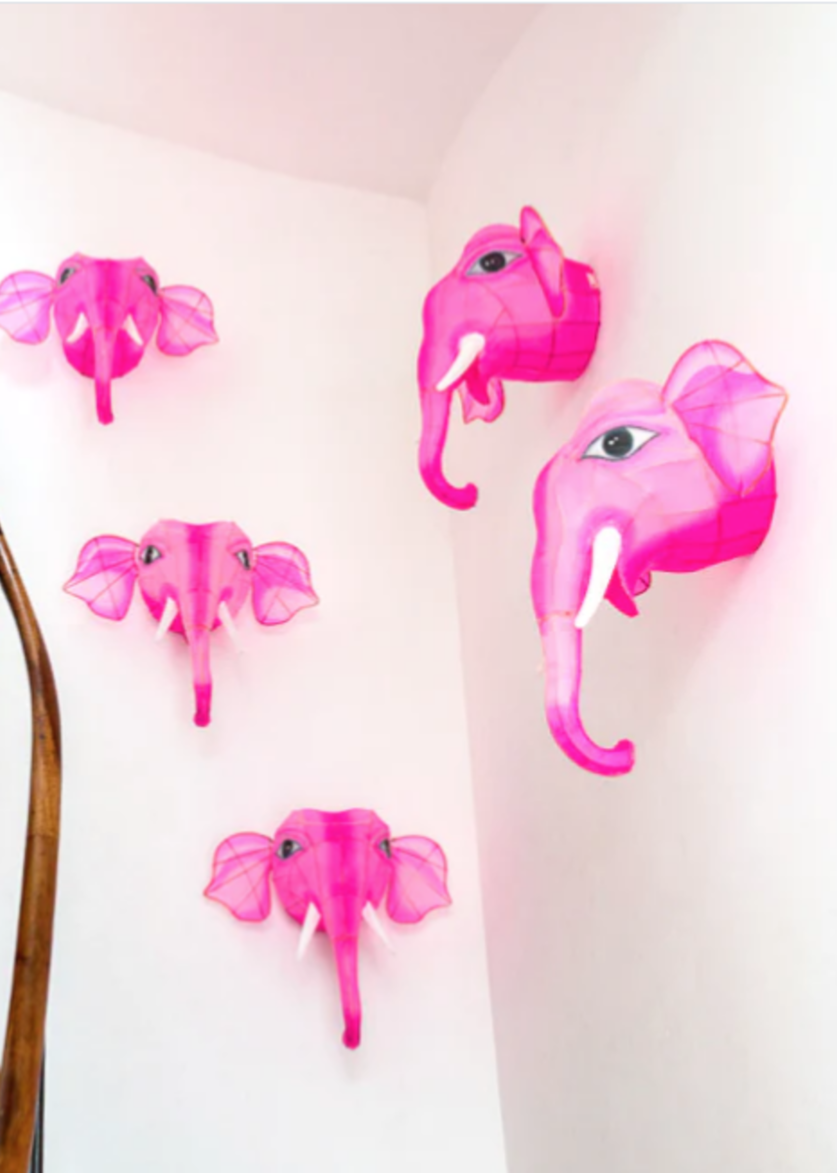 Petit Pan Wanddecoratie TROPHÉE ELÉPHANT olifant