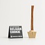 WHITE BELGIAN COOKIE / SPECULOOS HOTCHOCSPOON