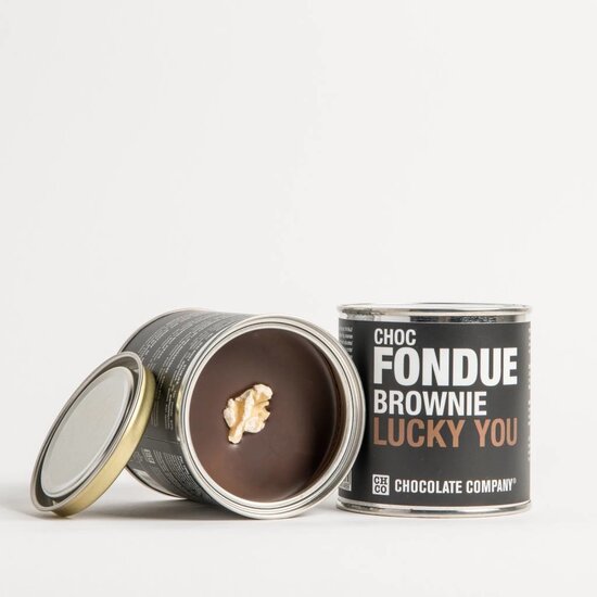 DARK BROWNIE CHOCOLADEFONDUE