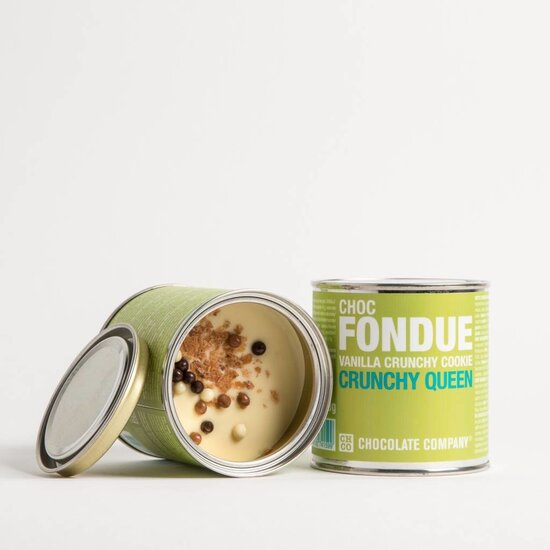 WHITE VANILLA CRUNCHY COOKIE CHOCOLADEFONDUE