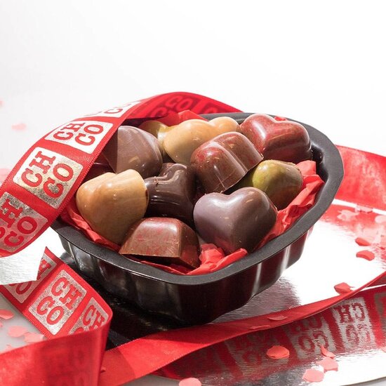 MIX BOMBONS IN HARTJES BAKVORM