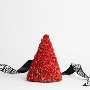 XMAS TREE S DARK RED HAZELNUT