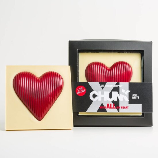 WHITE XL WHITE 'WITH ALL MY HEART' CHOCBAR