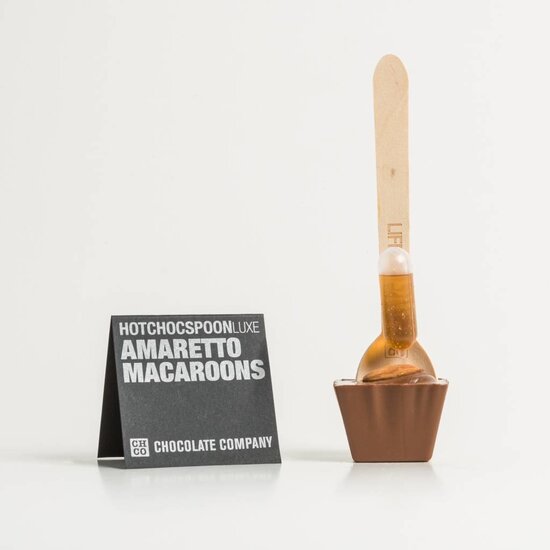 MILK AMARETTO MACAROONS HOTCHOCSPOON