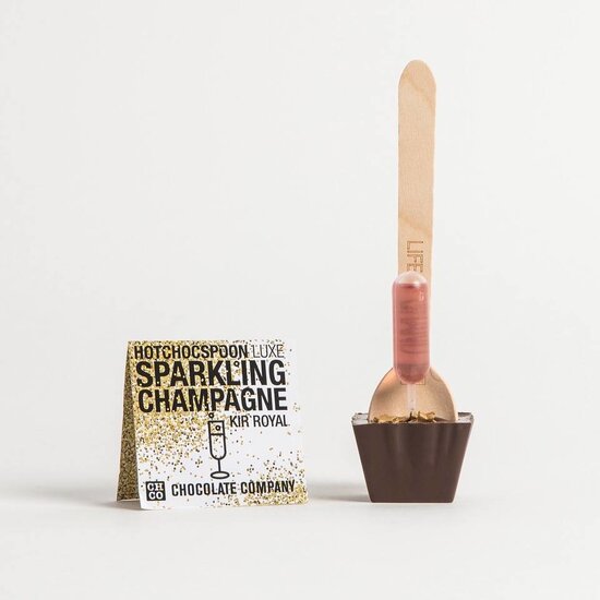DARK SPARKLING CHAMPAGNE HOTCHOCSPOON