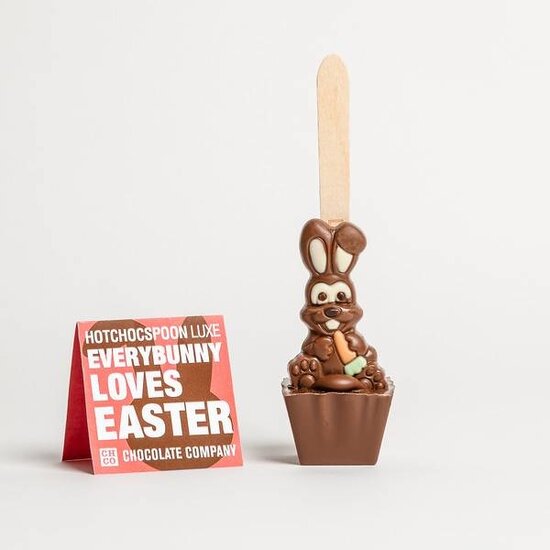 MILK HOTCHOCSPOON EASTER BUNNY