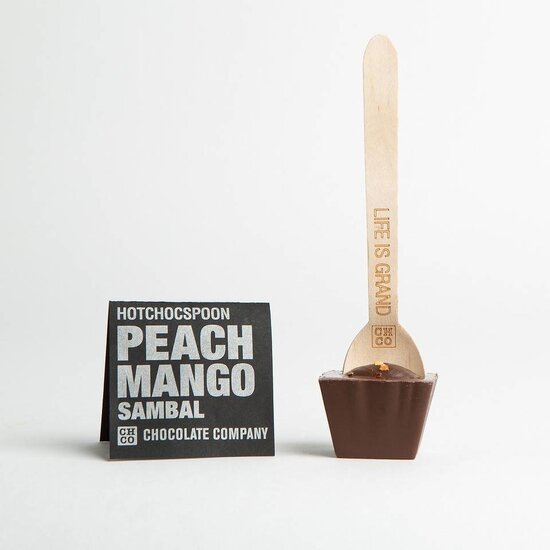 MILK PEACH MANGO SAMBAL HOTCHOCSPOON