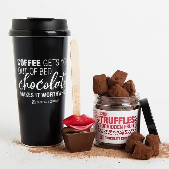 'LOVE KEEPS YOU WARM' CHOCOLADECADEAU