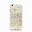 Smartphonehoesje iPhone 6s | Marmerlook met glitters | Parelmoer