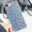 Smartphonehoesje iPhone X / XS | Blauwe glitters