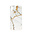 Smartphonehoesje iPhone 12 mini | Marmerlook Wit/Bruin