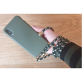 Smartphonehoesje iPhone 11 Pro Max | Mosgroen met koord