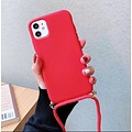 Smartphonehoesje iPhone 12 mini | Rood met koord