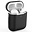 AirPods hoesje / case | Effen |Siliconen | Zwart