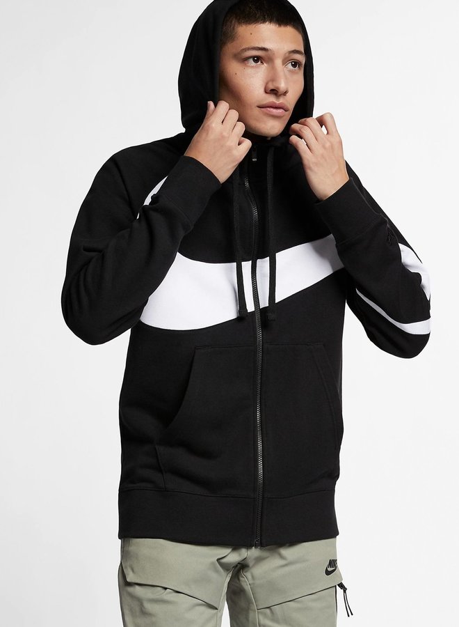 Sweater hoodie with zipper for men