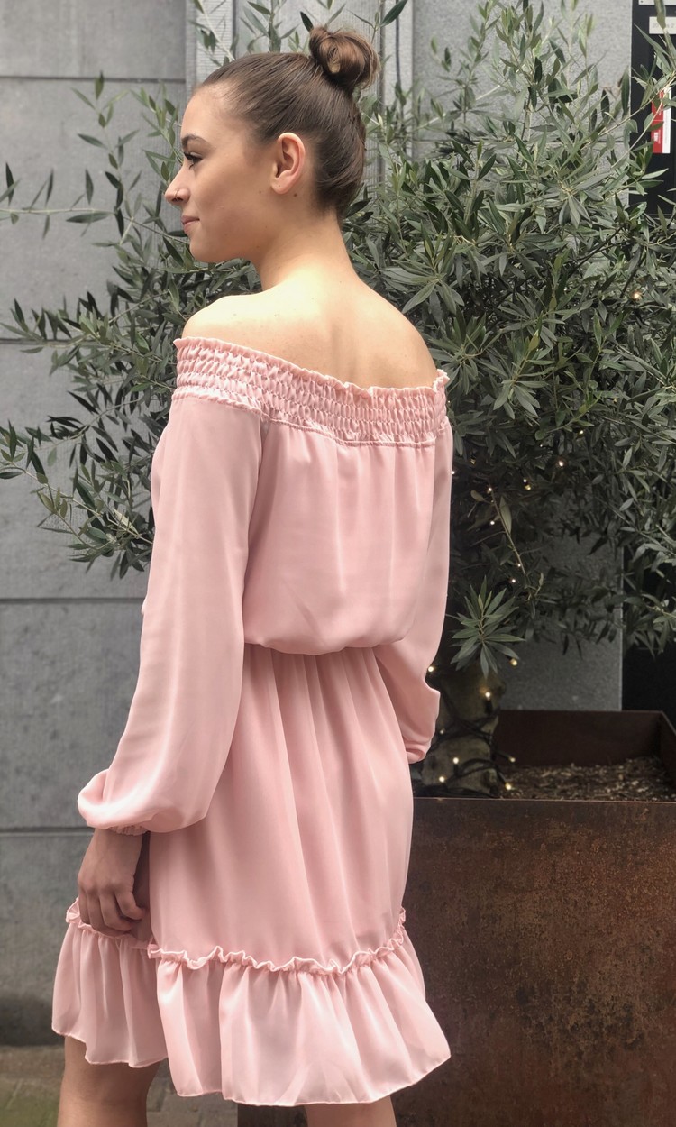 JADE OFFSHOULDER JURKJE ROZE