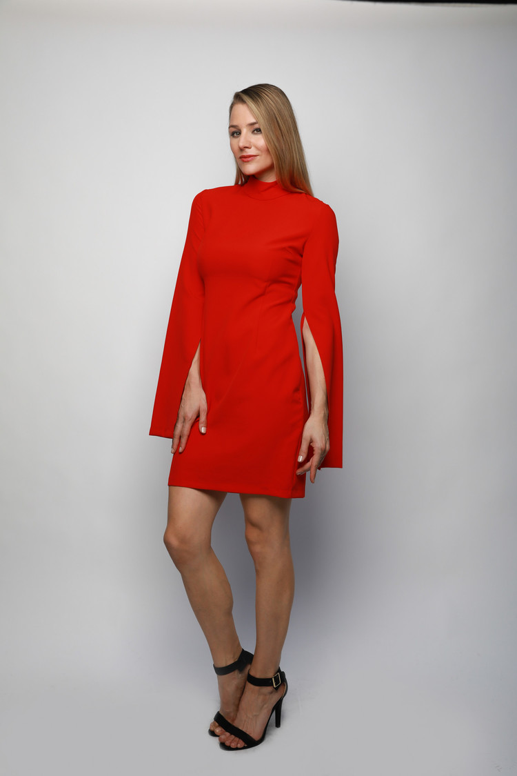 DAISY DRESS RED