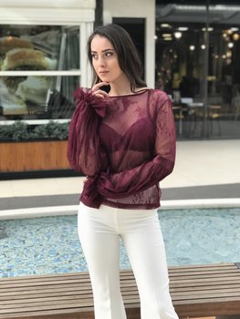 STEFY SHIRT BORDEAUX