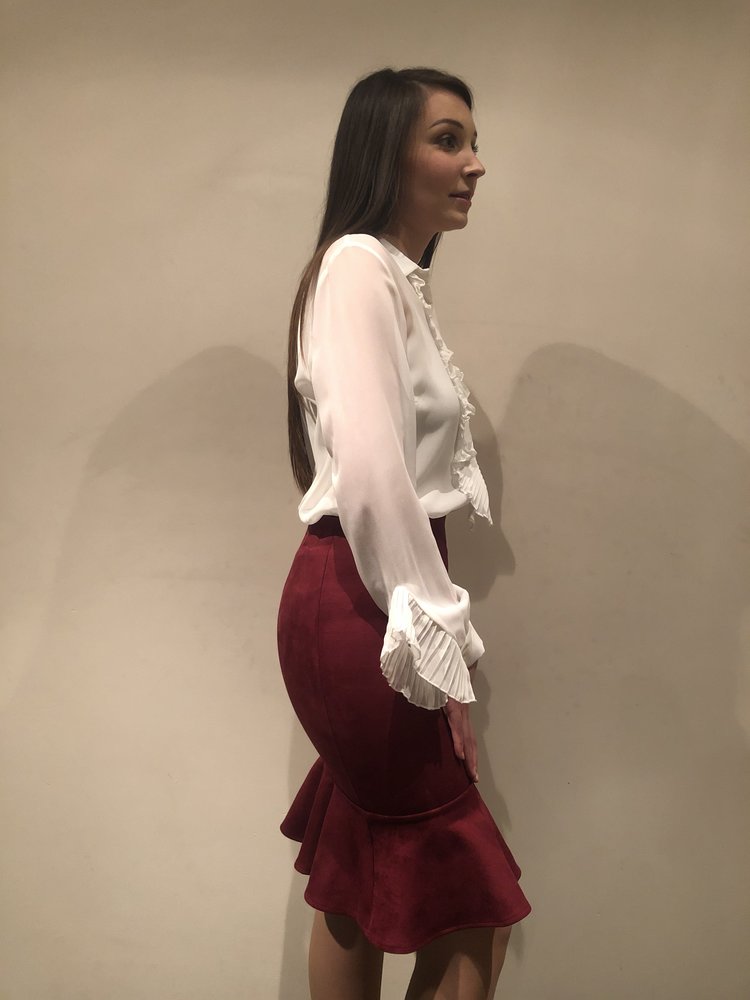 SISSY SKIRT BORDEAUX