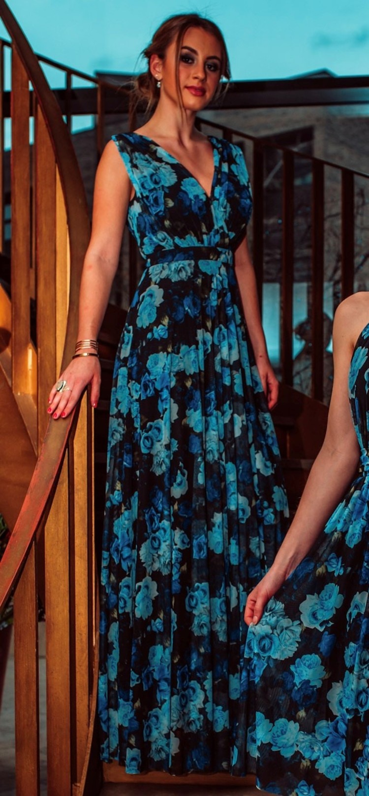 LENKA DRESS BLUE EXCLUSIVE COLLECTION