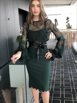 ELLEN SKIRT GREEN